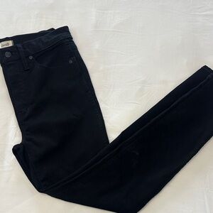 Madewell Women's Classic Black Skinny Jeans